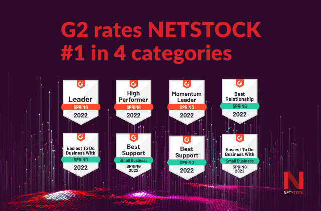 G2 rates Netstock #1 in 4 categories for Spring 2022